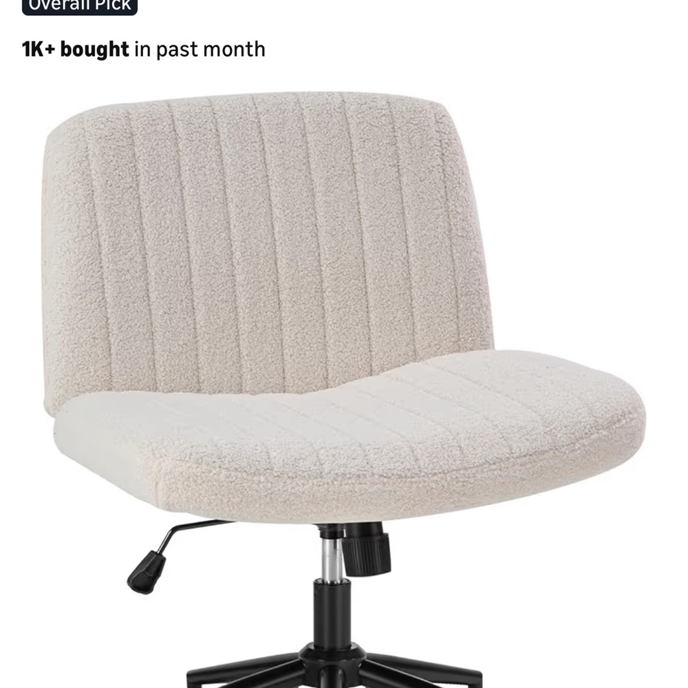 Modern Cream Home Office Chair